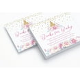 thumbnail image 6 of Inkdotpot Set Of 30Gender Reveal Baby Shower Invitations-Diaper Raffle Tickets And Baby Shower Book Request Cards Princess Invites, 6 of 8