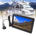 thumbnail image 1 of Portable LED TV, High Resolution FM Radio 6 Inch Portable Digital ATSC TV 1500mAh Rechargeable Battery  for Camping, 1 of 7