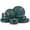 Green-12 Pieces(service for 4), variant on Starry 12 Pieces Dinnerware Sets For 4 Green Reactive Glaze Dishes Ceramic Plates And Set Dinner Salad Dessert Cereal Dishwasher Microwave Safe