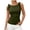 Army Green, variant on Women's Tank Tops Bow Shoulder Strap Sleeveless Casual Summer Work Blouses