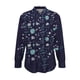 thumbnail image 5 of TaTaai Womens Fashion Print Long Sleeve Shirt Round Neck Casual Polyester Blouse Lightweight Soft Tops Asian Fit Small Gift, 5 of 5