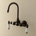 thumbnail image 3 of Kingston Brass Wall-Mount Clawfoot Tub Faucets With Oil Rubbed Bronze AE3T5, 3 of 5