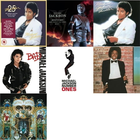 Thriller (25Th Anniversary Legacy Edition) & History: Past Present & Future Book 1 & Thriller & Bad & Number Ones & Off The Wall & Dangerous [CD Bundle]