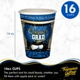 thumbnail image 5 of Blue Graduation Party Tableware Deluxe Set for 16 Guests, 5 of 8