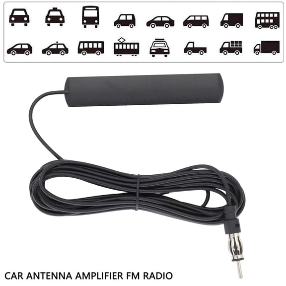 XUKEY Car Radio Stereo Hidden Antenna Stealth FM AM For Vehicle Truck Motorcycle Boat