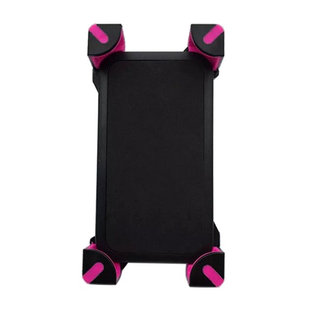 Soporte De Montaje De Manillar De Bicicleta De Bicicleta Giratoria De 360 gra Para Teléfono / GPS - Negro + Rosa Sunnimix soporte de teléfono para manillar de bicicleta