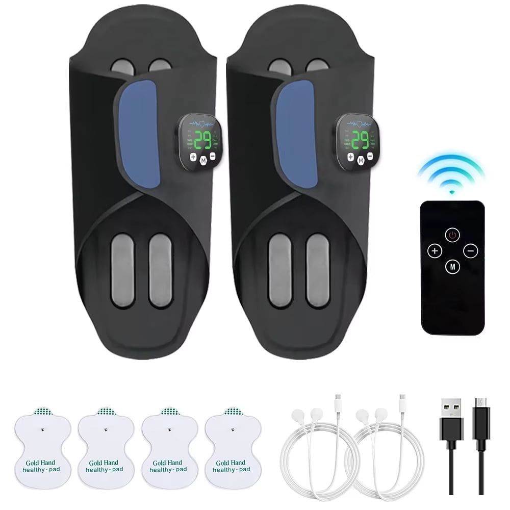 Foot Mat Electronic Foot Massager 10 Modes USB Rechargeable Relaxation Muscle Shoe