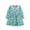 AB96 Mint Green, variant on Tisuna Child Girls Long Sleeve Dress Stylish Floral Print Dresses Toddler Lounging Wear Crewneck Dress Size 2-3 Years