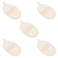 thumbnail image 2 of Body Wash Cloths Towel 5Pcs Loofah Bath Towels Home Use Beige Deep Cleaning, 2 of 5