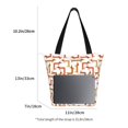 thumbnail image 3 of Fotbe Dachshund Dog Bolsa de Playa con Estampado, Bolsa de Hombro, Bolsa de Mano Espaciosa, Bolsa de Viaje Ligera, Bolsa de Compras Versátil, 3 of 6