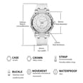 thumbnail image 6 of SKMEI Watches for Men Fashion Minimalist Luminous Waterproof Quartz Men's Wrist Watches, 6 of 7