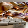 thumbnail image 1 of Tiptophomedecor Glam Wallpaper Wall Mural - Amber Sea, 1 of 4
