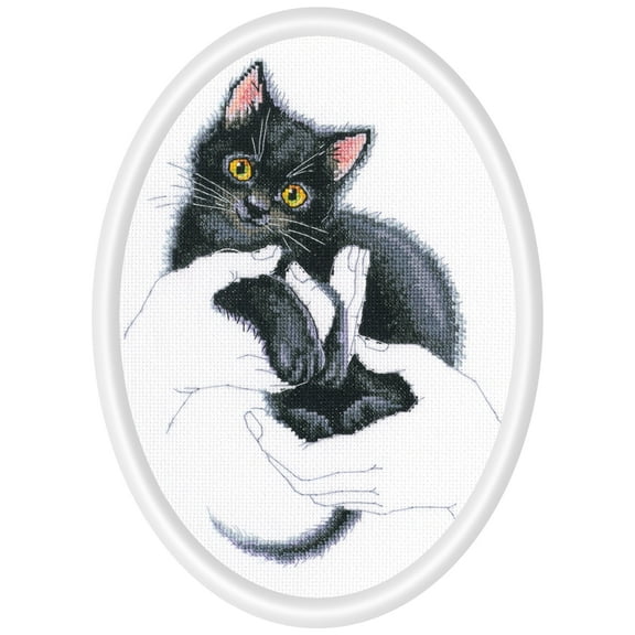 RTO Counted Cross Stitch Kit 6.5"X8.5"-Warmth In Palms