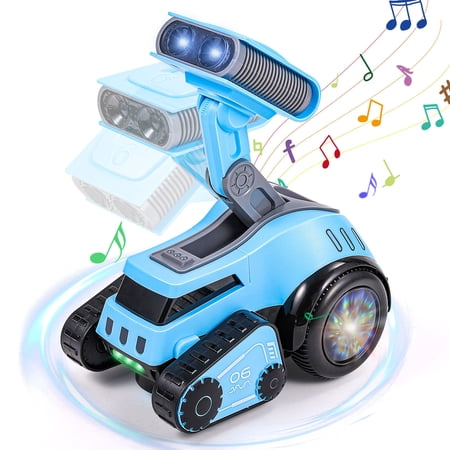 Ant Class Robot Toy for Kids, Dancing Robot Toy, Smart Robot with LED Eyes & Volume Control, Perfect Gift for Kids Toddlers Boys Girls,Blue