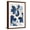 Brown Frame, variant on Art.com Cobalt Florals II Art Print by Isabelle Z, Brown Frame Wall Art, 17" x 23"