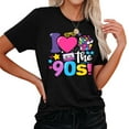 thumbnail image 6 of Oversized 90s T-Shirts for Women I Love The 90s Tees Vintage neon Crewneck Short Sleeve 1980 Themed Style Party Tops, 6 of 6