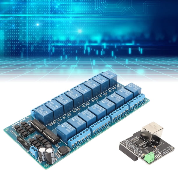 Pc Connnection Module Relay Module Board, TCP Connection Control Ethernet Relay Module ...