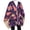 Christmas Trees and Snow, variant on Dailycode Fleece Wearable Blanket Poncho Double Layer Blanket Shawl Wrap with Pockets Zipper for Adults, Cute Cartoon Polar Bears