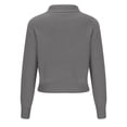 thumbnail image 6 of Lindreshi Cardigan Sweaters for Women Women's Lazy Style High Collar French Retro Gentle Style Knitted Cardigan Jacket, 6 of 7