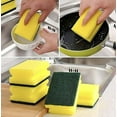 thumbnail image 2 of Esponja Exfoliante de Doble Cara Oso de Fresa Limpieza de Cocina y Baño Paquete de 9, 2 of 5