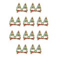 thumbnail image 3 of Yuarrent Montura de gafas de Navidad de dibujos animados bonitos gafas brillantes sin lentes para niños adultos decoración de fiesta de 5# 10piezas, 3 of 6