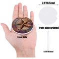 thumbnail image 2 of RYLABLUE Rusty Stars Badges Retro Color Planks Set of 4 Car Coaster for Drinks, Absorbent Ceramic Stone Coasters Cup Mat with Cork Base for Home Kitchen Room Coffee Table Bar Decor, 2 of 5