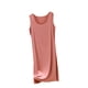 thumbnail image 2 of Camisón largo de poliéster para mujer, sin mangas, cuello redondo, color liso, holgado, para el hogar, 2 of 5