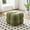 Olive Green Boucle, variant on Zesthouse 20.9″ Wide Boucle Ottoman, Modern Foot Stool, Square Upholstered Tufted Ottoman Coffee Table, Extra Seating for Living Room Bedroom, White