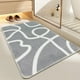 thumbnail image 4 of Alfombras de baño suaves antideslizantes - Alfombra de microfibra absorbente para ducha y bañera, 4 of 6