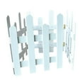 thumbnail image 4 of Almencla Landscape Edging Border Fence Strong Picket Fence for Tree Flowerbeds Indoor White Height 35cm, 4 of 8