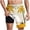 Beige, variant on Shorts for Men Plus Size Strip Printed Drawstring Elastic Waisted Loose Comfy Shorts with Pocket Green 3XL