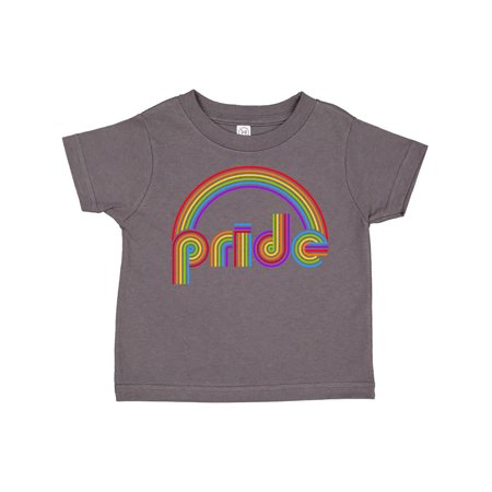 

Inktastic Pride- Rainbow Retro Look Gift Toddler Boy or Toddler Girl T-Shirt