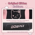 thumbnail image 4 of Dowinx Gaming Chair Cute with Cat Ears and Massage Lumbar Support, Ergonomic Computer Chair for Girl with Footrest and Headrest, Comfortable Reclining Game Chair 290lbs for Adult, Teen, Black, 4 of 8