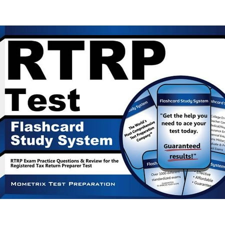 RTRP Test Flashcard Study System: RTRP Exam Practice Questions & Review for the Registered Tax Return Preparer