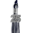 thumbnail image 2 of Endea Graduation Navy Blue/Silver Mixed Color Graduation Tassel with Silver Date Drop, 2 of 2