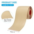 thumbnail image 2 of Tira de Transición de Piso Autoadhesiva Uxcell 6.6' x 3" Grano de Madera de Arce, 2 of 7