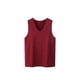 thumbnail image 1 of Qarigey Ropa interior sin mangas para hombres Chaleco deportivo de ajuste a la moda Amigable con la piel Cuidado fácil Muchos colores Underwaist Fitness Camisetas Rojo XL 115-125 Libras Qarigey AP013342-03, 1 of 6