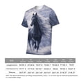 thumbnail image 6 of LAOLIUSN Mens Animal Graphic T-Shirt Funny Horse Short Sleeve Tee Tops S-4XL, 6 of 7
