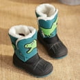 thumbnail image 2 of Cyiecw Toddler Kids Snow Boots Insulated Waterproof Fur Lined Unicorn Warm Anti-Slip Winter Shoes for Boys and Girls Outdoor(Toddler/Little Kid), 2 of 7