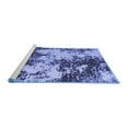 thumbnail image 2 of Ahgly Company Machine Washable Indoor Rectangle Abstract Blue Modern Area Rugs, 7' x 9', 2 of 4