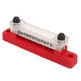 thumbnail image 4 of Terminal Bus Bar Block  For Car RV  Marine Boat 48V 150A 6 Terminal Bus Bar Power Distribution Block With Cover M6 Studs M4 Screws, 4 of 8