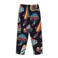 thumbnail image 5 of Kll Womens Mushroom Doodle Print Pajama Pants Soft Pajama Bottoms For Women Cozy Lounge Pants, 5 of 9