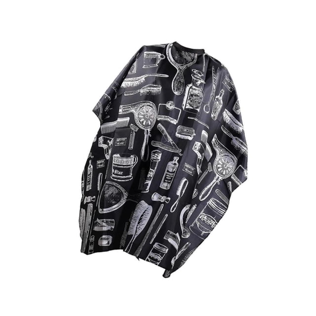 maskred Salon de Coiffure Haut de Gamme Robe Shampooing Cheveux Cape Tablier-39 x 55 Bleu Type D 1Set