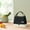 Black, variant on Byujiro Women's Double Layer Insulated Lunch Bag, 2 Compartment Thermal Tote for Work, School, Picnic