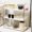 White, variant on Elodie Coffee Cup Rack Clear Countertop Organizer for Hotel Kitchen Pantry Tabletop Brown