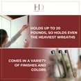 thumbnail image 2 of Haute Decor Adapt™ Adjustable Length Wreath Hanger with 2 Interchangeable Icons - 2 Pack, Oil-Rubbed Bronze, 2 of 10