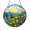 Acrylic 3.5 Inch, variant on Pastoral Highland Meadow Suncatcher Round Circle Panel Present Art
