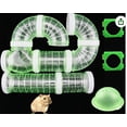 thumbnail image 1 of Juego de tubos para hámster, jaula transparente para hámster, juguetes DIY, túnel de conexión, pista, juguete para ratas, 1 of 1
