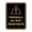 Black Gold, variant on Signs ByLITA Portrait Round Firewall Do Not Penetrate Door or Wall Sign Easy Installation | Health And Safety | Building And Danger Sign (Blue) - Small