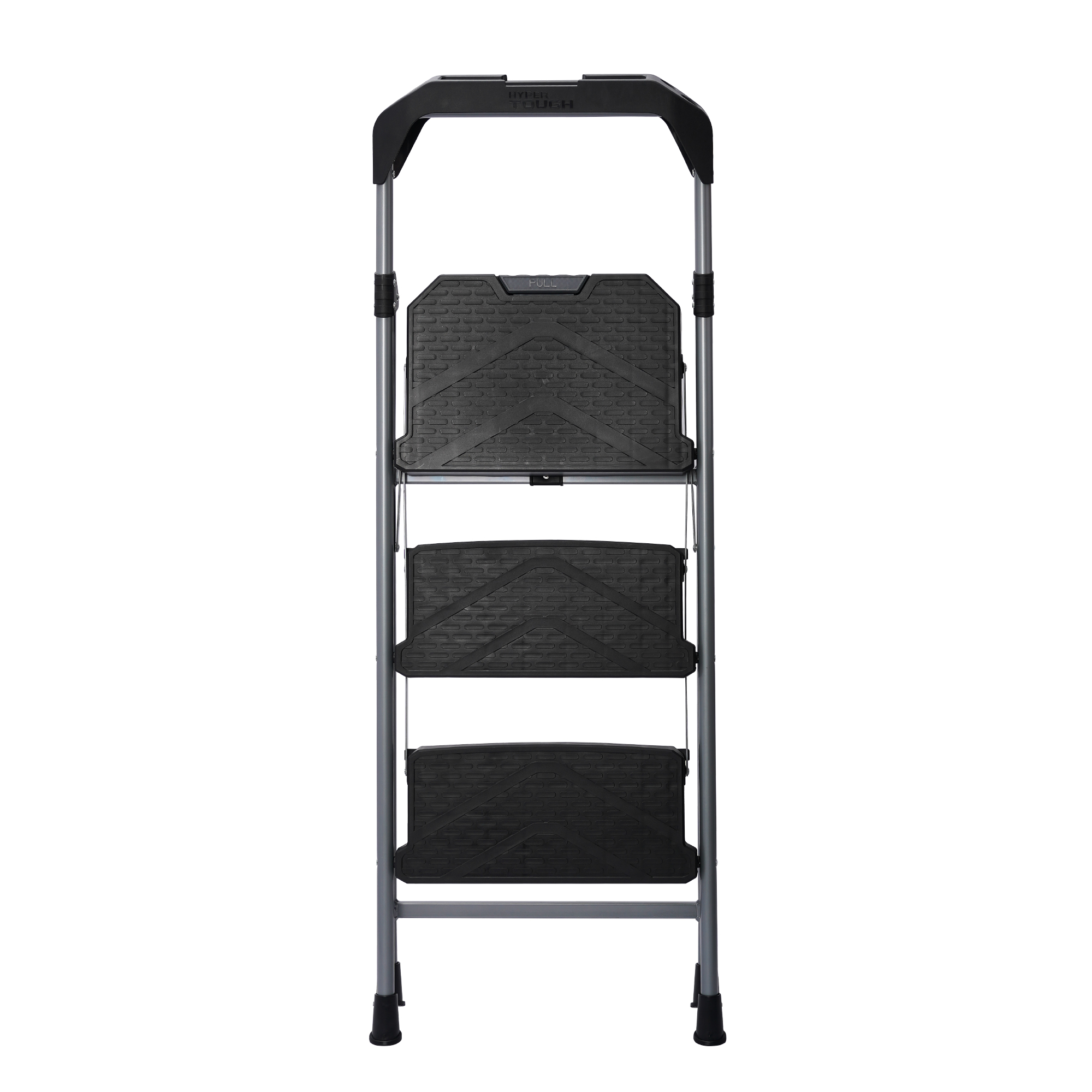 Hyper Tough 3-Step Foldable Steel Step Stool photo 4